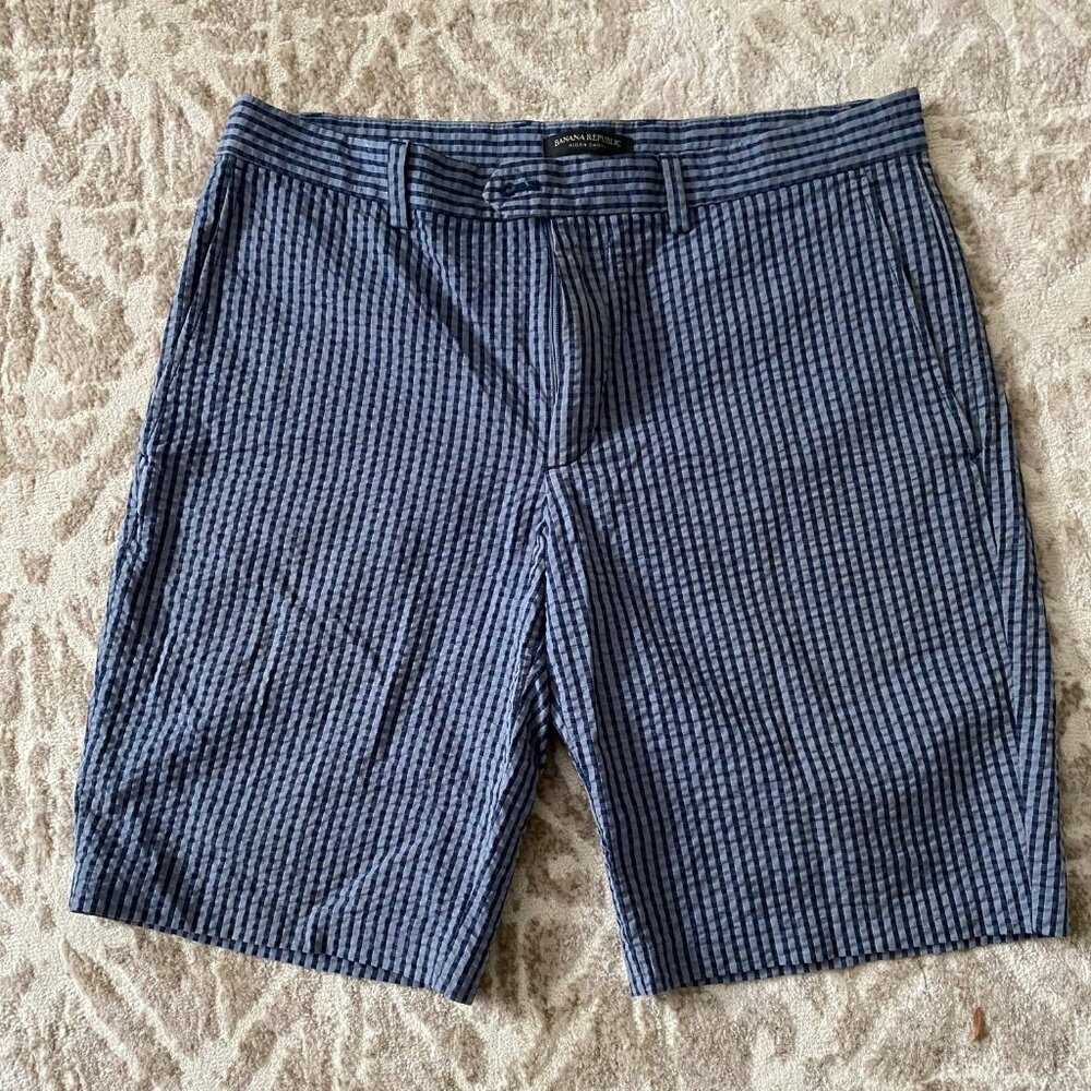 Banana Rebublic Gingham Men's Shorts - Size 31